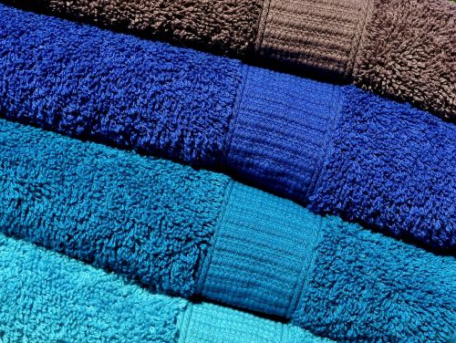 towels blue turquoise