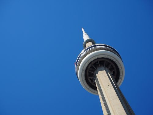 tower blue sky toronto