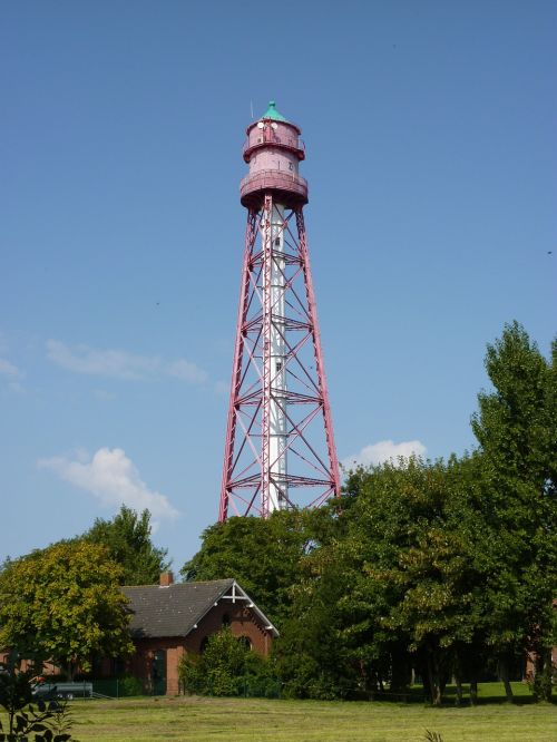 tower campen lighthouse north sea