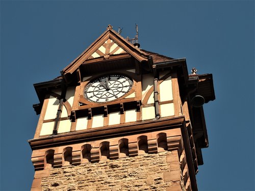 tower  clock  building