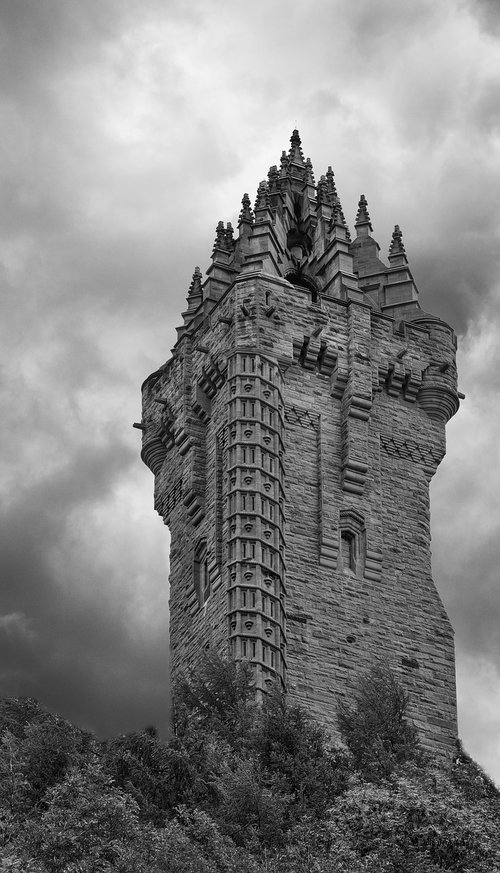 tower  clouds  landmark