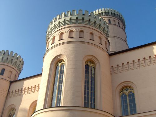 tower castle blue sky