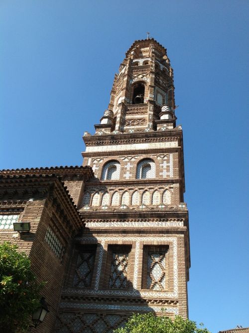 tower spanish village barcelona