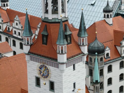 tower spires town hall
