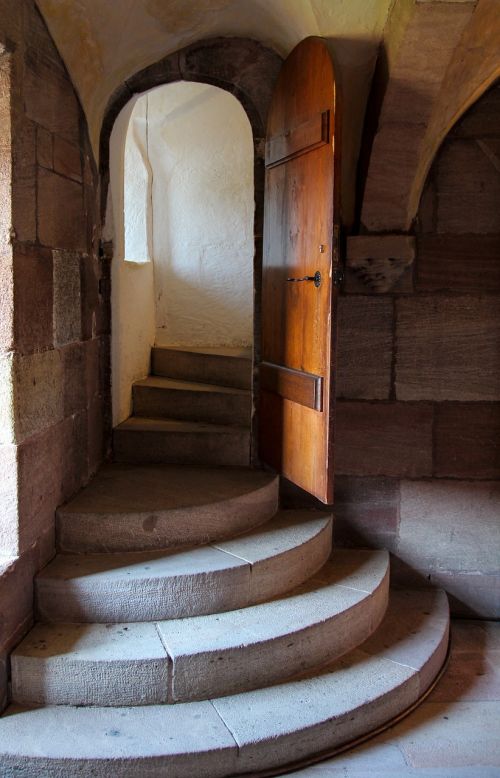 tower stairs stone stairs
