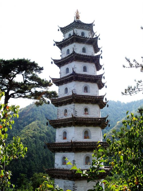 tower stupa the scenery