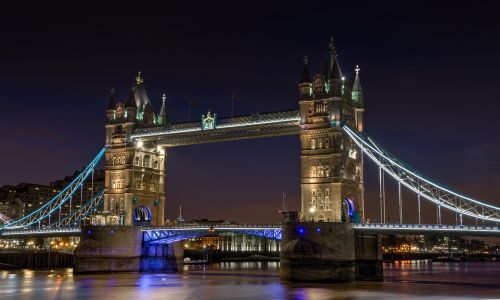 tower bridge bridge night