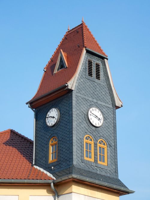 town hall tower clock