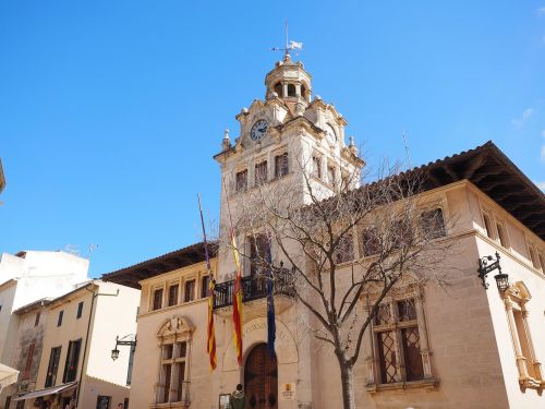 town hall tower town hall alcúdia