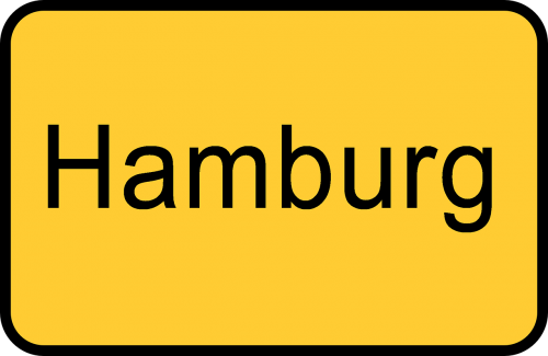 town sign hamburg input