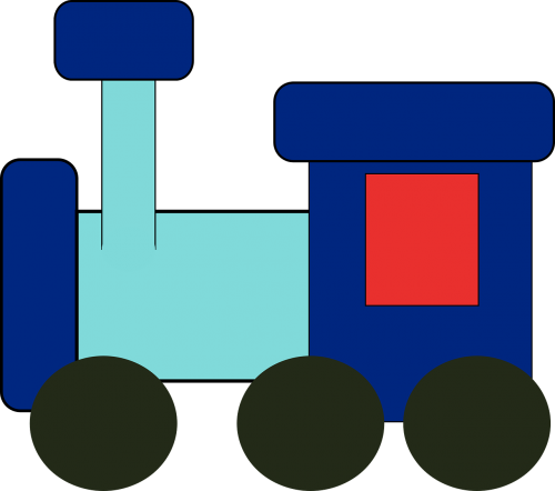 toy train blue