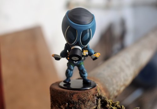 toy  figurine  painted