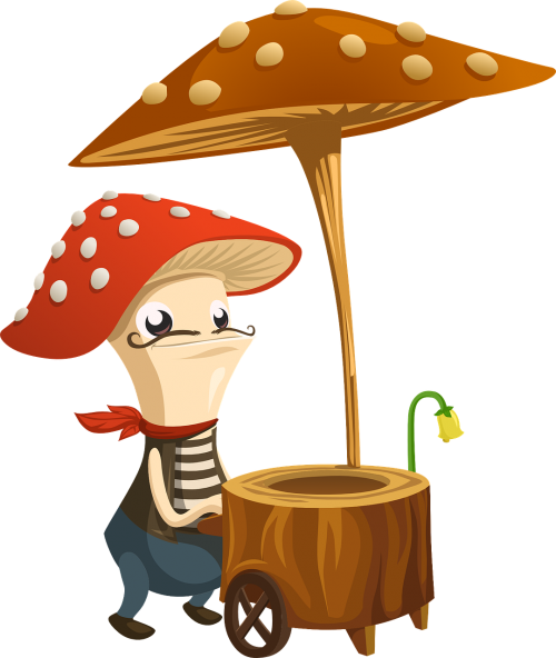 toy figure mushroom