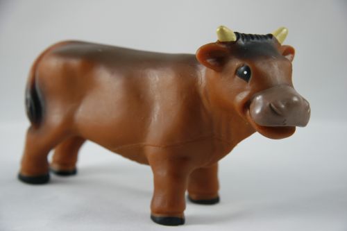 Toy Bull Farm Animal