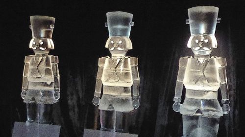 Toy Soldier Ice Sculptures