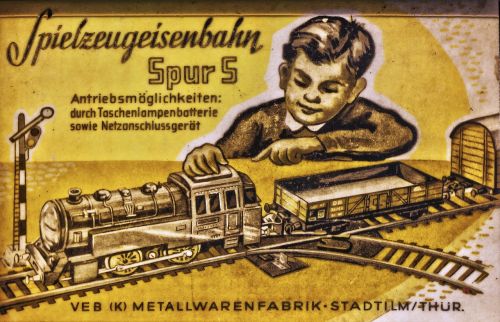 toy train model train sheet metal railway