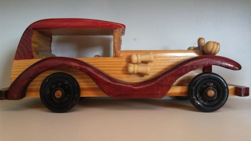 toys rent a car wooden car