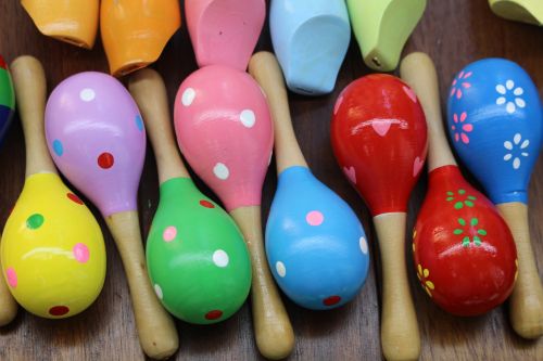 toys colorful rattle
