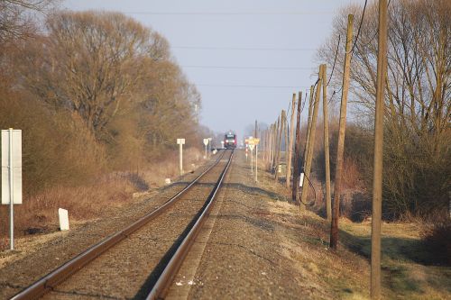 track railway railroad tracks