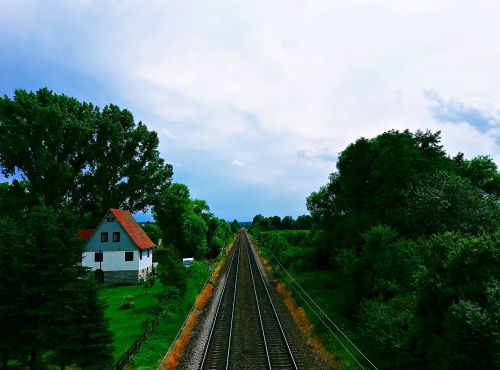 tracks rails landscape