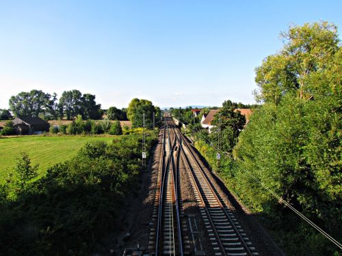 tracks rails landscape