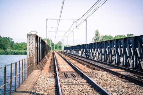 tracks rail railroad