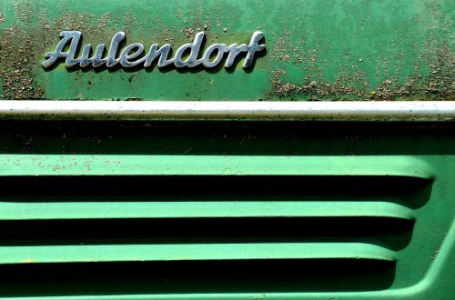 tractor hood detail