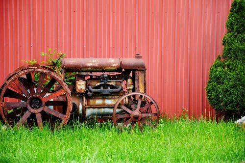 tractor vintage farm