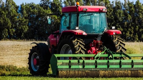 tractor field rural