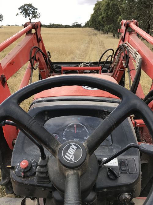 tractor steering wheel farming