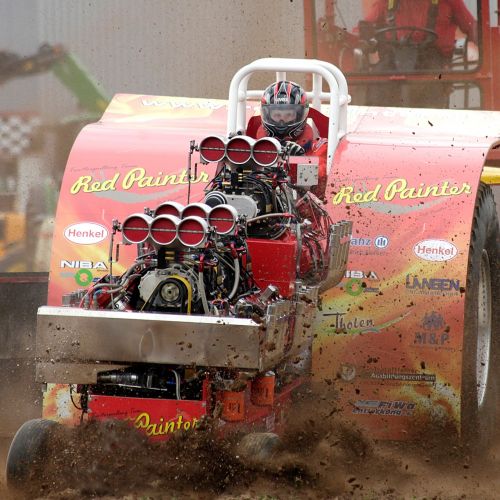 tractor pulling machine