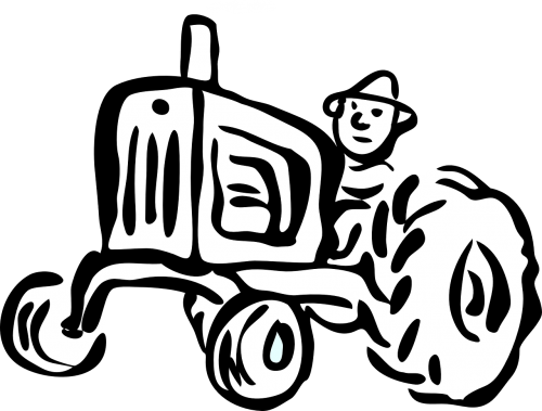 tractor agriculture engine