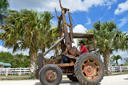tractor old farm equipment