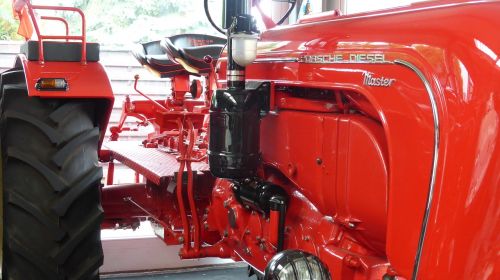 tractor red nose restored