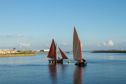 traditional sailing boats