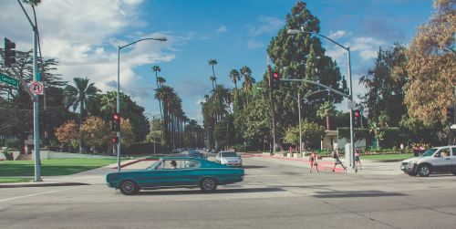 traffic light car