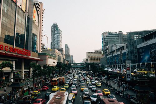 traffic bangkok city