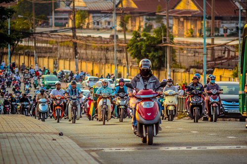 traffic  saigon  vietnam