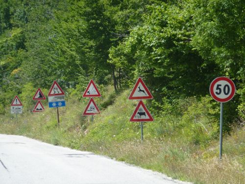 traffic sign road