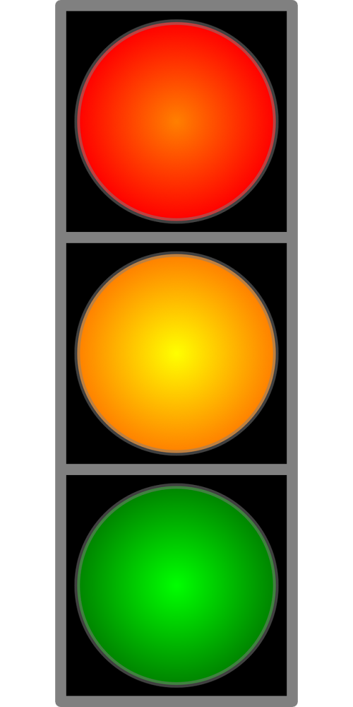 traffic light red yellow