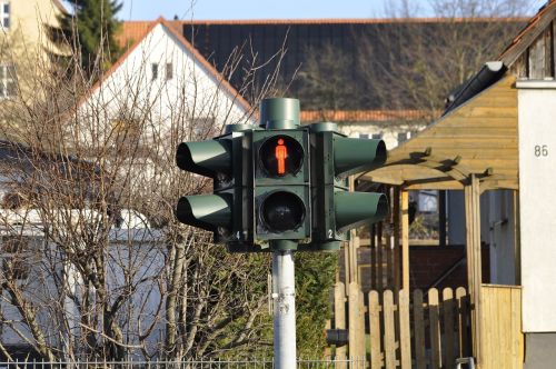 traffic light signal pedestrian