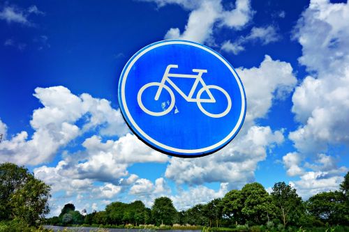 traffic sign bicycle symbol