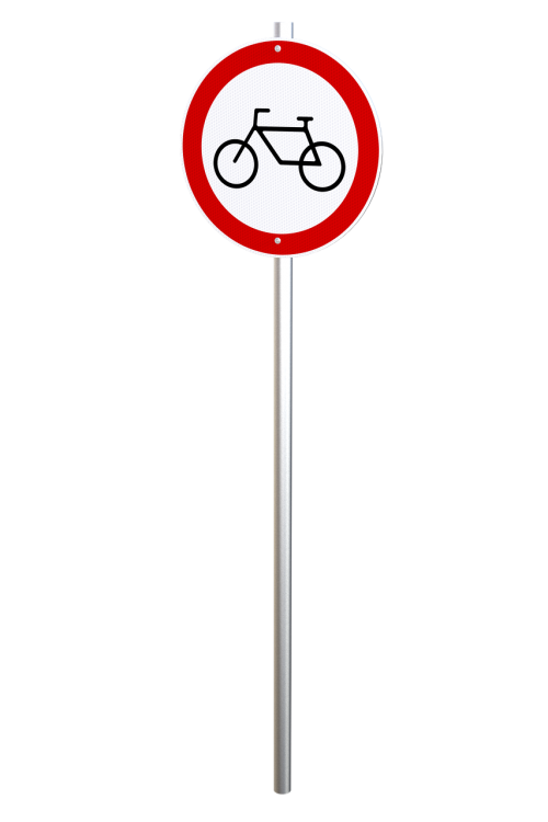traffic sign cycle traffic