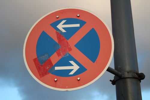 traffic sign about shield