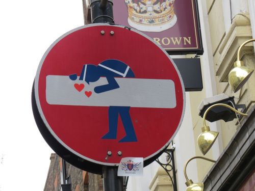 traffic sign signaling forbidden