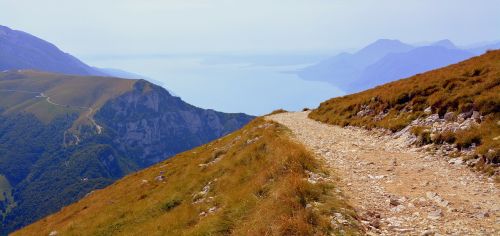 trail landscape lake