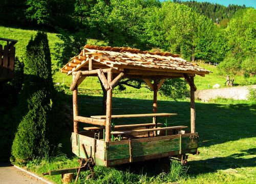 trailer picnic table garden furniture