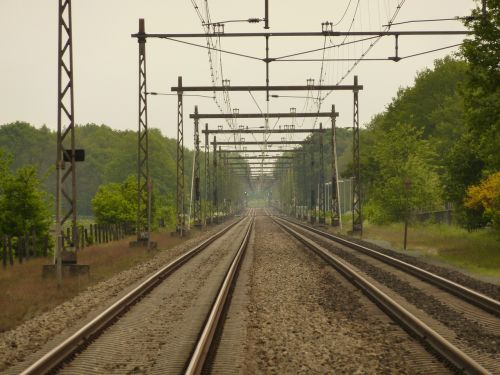 train railway line netherlands