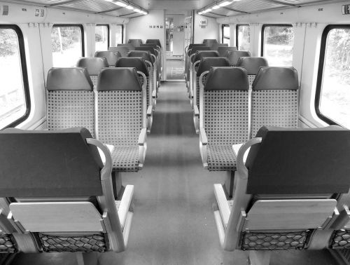 train travel compartment