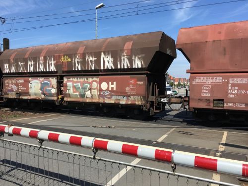 train graffiti germany